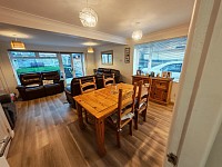Spacious and modern dining room and lounge